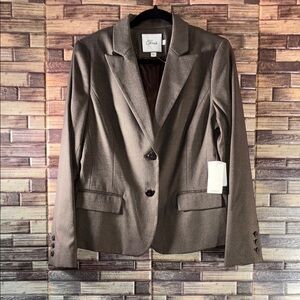 NWT Chaus Women's Brown Blazer 12P